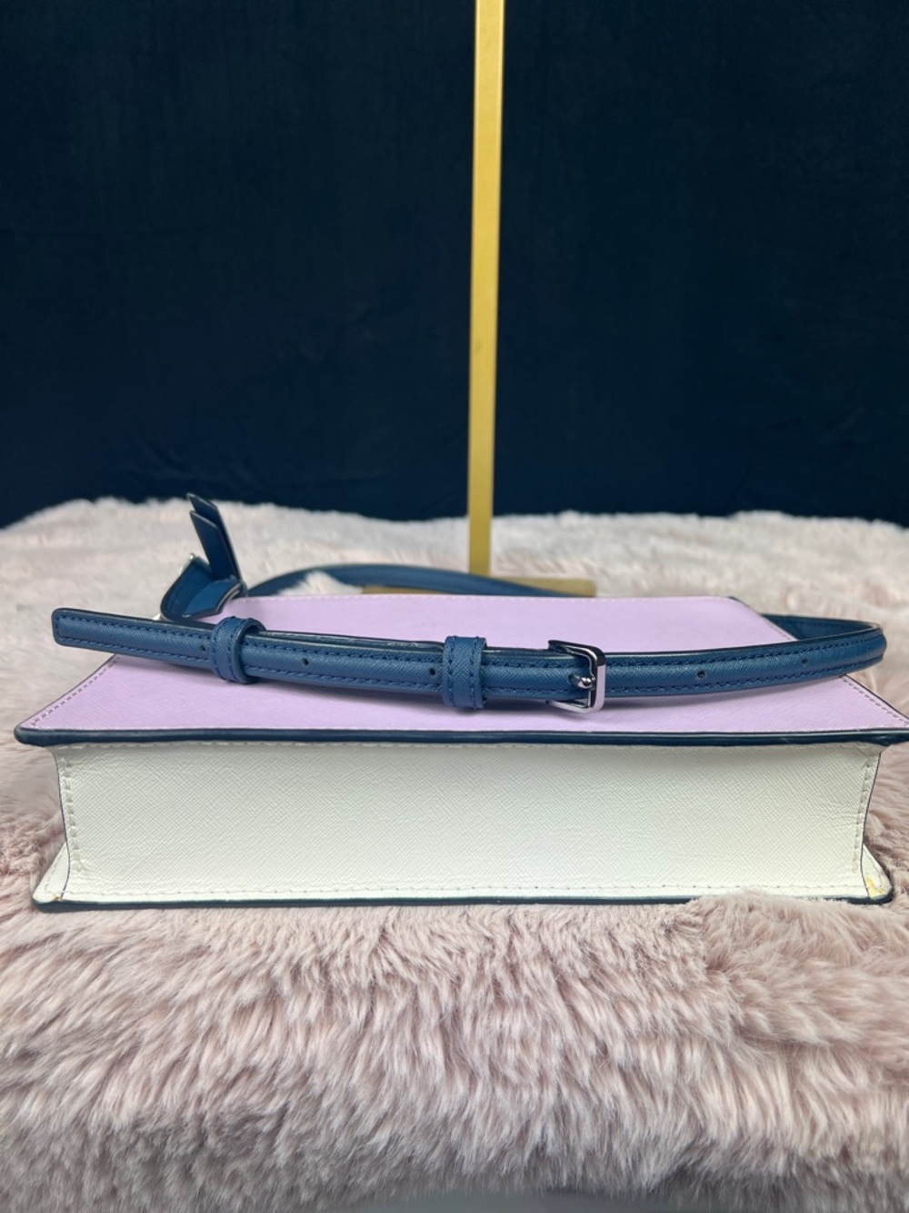 Kate Spade New York Cameron Zip Crossbody Lavender Mist EUC - Picture 5 of 11
